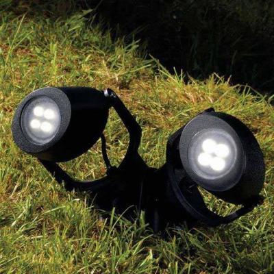 Садовый уличный прожектор (ландшафтная подсветка) (3M1.000.000.AXU2R) Fumagalli MINI TOMMY 2L, 2х3,5W LED-CMD (800 Lm/3000К)