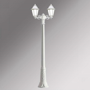 Садово-парковый уличный фонарный столб - 2,09м (E22.156.S20.WYG1L) Fumagalli GIGI BISSO/ANNA 2L, 2х3W LED-CMD (700 Lm/4000К)
