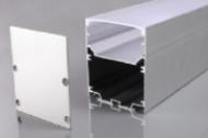 Накладной алюминиевый профиль, Серебристый анодированный 2000х75х75мм (ViaSvet арт. - SP296)