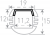 Накладной алюминиевый профиль, Серебристый анодированый 2000х19х15мм, круглый "вешалка" (Viasvet арт. - SP271) 