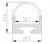 Подвесной алюминиевый профиль, Серебристый анодированный 2000х19,6х19,7мм (ViaSvet арт. - SP293)