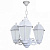Уличный подвесной светильник (люстра) Fumagalli Sichem/Saba 3L K22.120.S30.WYF1L, белый стекло опал (молочное) (2400Lm/ 2700K)