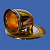 Светильник встраиваемый MR16 Граммофон, перламутровый никель/золото