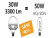 Лампа светодиодная E27 220v/30w LED-HIP, 3300Lm, 3000К