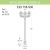 Садово-парковый столб светильник фонарь - 1,85м (E22.158.S30.VYF1L) Fumagalli ARTU BISSO/ANNA 3L, 1х6W LED-FIL (2400 Lm/4000К)
