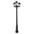 Садово-парковый уличный фонарный столб - 2,34м (E22.157.S30.BYF1R) Fumagalli RICU BISSO/ANNA 3L, 1х6W LED-FIL (2400 Lm/2700К)