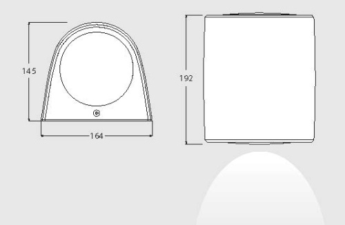 Светильник настенный уличный Fumagalli MARTA 160 1L с лампой 7W LED-CMD (800 Lm/4000К)