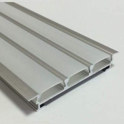 Встраиваемый алюминиевый профиль, Серебристый анодированный 2000х56,6х9мм (Viasvet арт. - SP254)