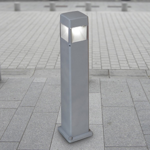 Садовый светильник-столбик Fumagalli ELISA 800, серый