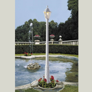 Садово-парковый уличный фонарный столб - 2,03м (E22.156.000.WXF1L) Fumagalli GIGI/ANNA, 1х6W LED-FIL (800 Lm/4000К)