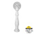 Садовый светильник-столбик FUMAGALLI IAFAET.R/G250, белый