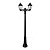 Садово-парковый уличный фонарный столб - 2,09м (E22.156.S20.AYF1R) Fumagalli GIGI BISSO/ANNA 2L, 2х6W LED-FIL (1600 Lm/2700К)