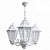 Уличный подвесной светильник (люстра) Fumagalli Sichem/Anna 3L E22.120.S30.WXF1L, белый с прозрачным стеклом (2400Lm / 4000K)