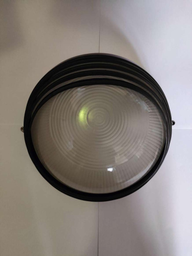 Настенно-потолочный светильник НПП/НПБ AL-302/1105 круглый, чёрный
