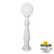 Садовый светильник-столбик FUMAGALLI IAFAET.R/G250, белый