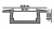 Встраиваемый алюминиевый профиль, Серебристый анодированный 2000х30,8х6мм, для всех двухрядных лент (Viasvet арт. - SP253)