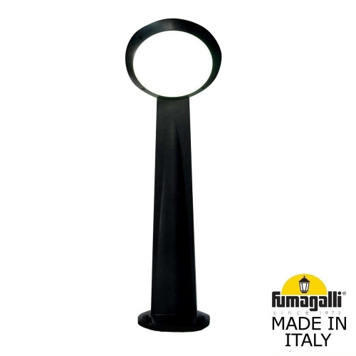 Садовый светильник-столбик наклонный FUMAGALLI GABRI REMI/LUCIA 1L, черный