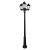 Садово-парковый уличный фонарный столб - 2,34м (E22.157.S30.BYF1L) Fumagalli RICU BISSO/ANNA 3L, 1х6W LED-FIL (2400 Lm/4000К)