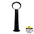 Садовый светильник-столбик наклонный FUMAGALLI GABRI REMI/LUCIA 1L, черный