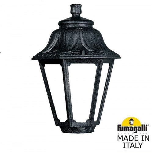 Садовый светильник-столбик FUMAGALLI  IAFET.R/ANNA, черный