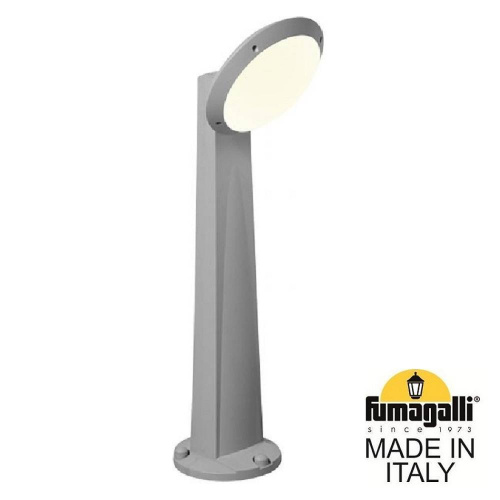 Садовый светильник-столбик наклонный FUMAGALLI GABRI REMI/LUCIA 1L, серый