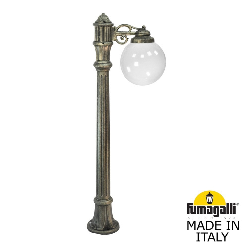 Садовый светильник-столбик FUMAGALLI ALOE.R/G250 1L, античная бронза